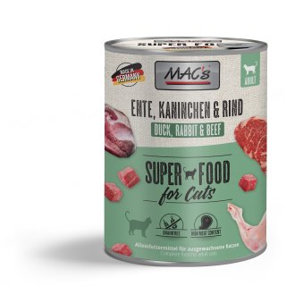 MACs Cat 800g Ente, Kaninchen & Rind