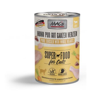 MACs Cat 400g Huhn pur mit ganzen Herzen