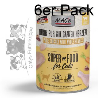 MACs Cat 6x 400g Huhn pur mit ganzen Herzen