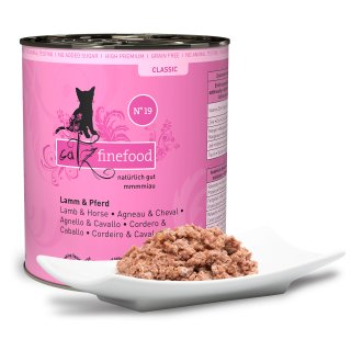 catz finefood Classic 800g N° 19 - Lamm & Pferd