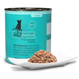 catz finefood Classic 800g N° 21 - Wild & Rotbarsch