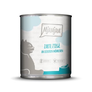 MjAMjAM Cat 800g Zarte Ziege an leckeren Möhrchen