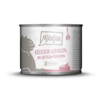 MjAMjAM Cat 6x 200g Köstliche Garnelen an saftigem Hühnchen