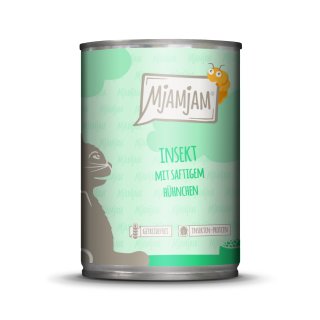 MjAMjAM Cat Insekt 400g mit saftigem Hühnchen