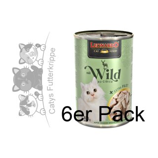 LEONARDO 6x 400g mit Wild + extra Filet