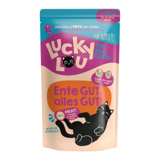 Lucky Lou ADULT 125g Geflügel & Ente mit Kürbis