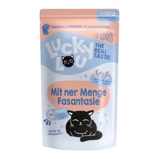 Lucky Lou ADULT 125g Geflügel & Fasan mit Preiselbeeren