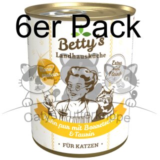 Bettys Landhausküche MONO 6x 400g Huhn pur & Borretschöl