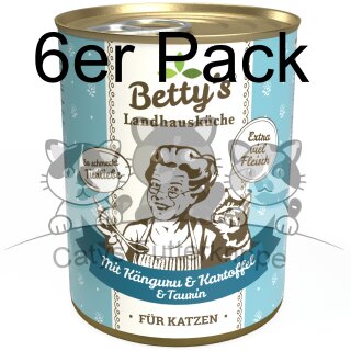 Bettys Landhausküche 6x 400g Mit Känguru & Kartoffel